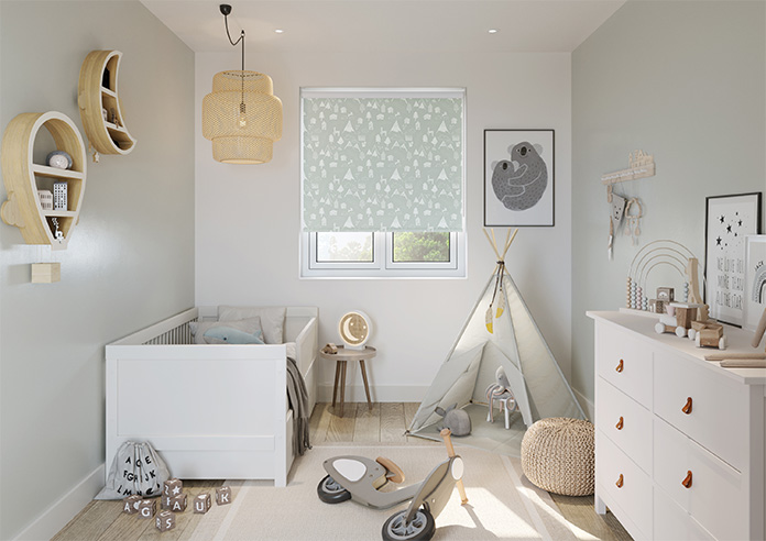 Mountain Hilltop, Mid Grey - Twist&Fit Roller Blind - Image 8